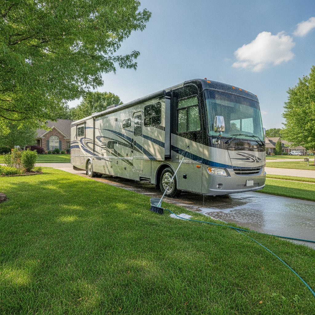 RV Cleaning  - no people or no text