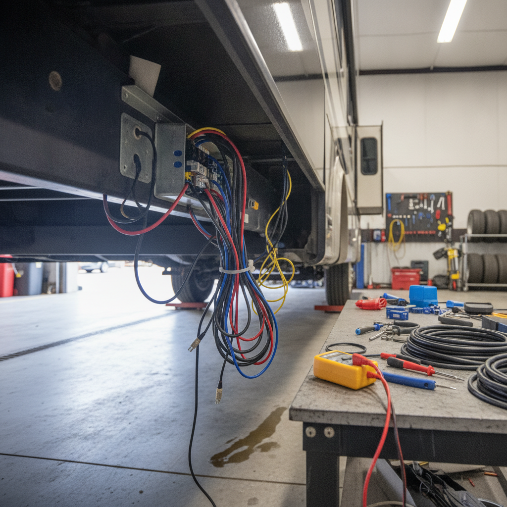 RV Electrical Repair  - no people or no text
